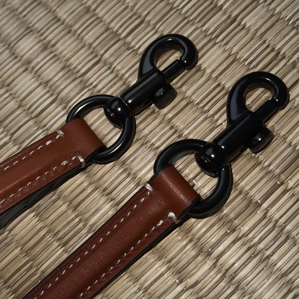COACH Rogue Brown Shoulder Straps